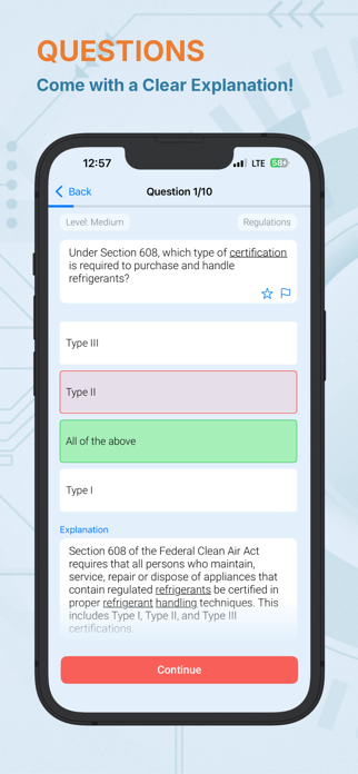 EPA 608 Test Screenshot 3 of 6
