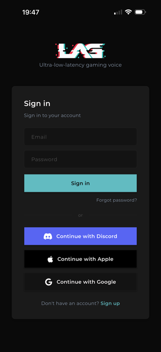 Lag - Chat & Hangouts Screenshot 1 of 7