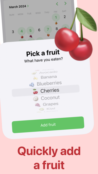 FruitMinder - Health Goal Screenshot