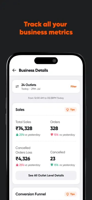 Swiggy Owner iPhone screenshot 2