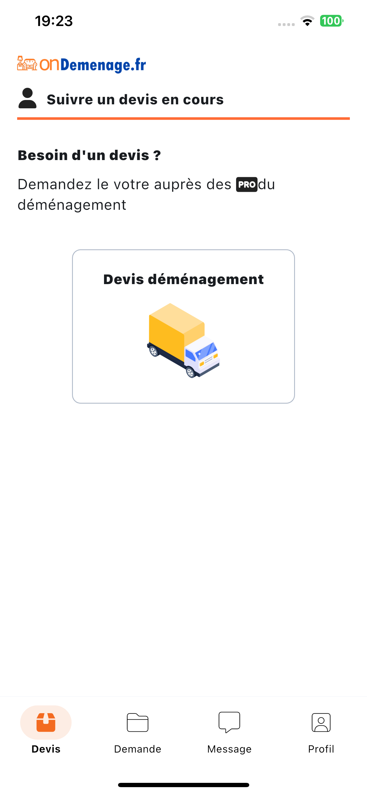 Ondemenage.fr screenshot 2