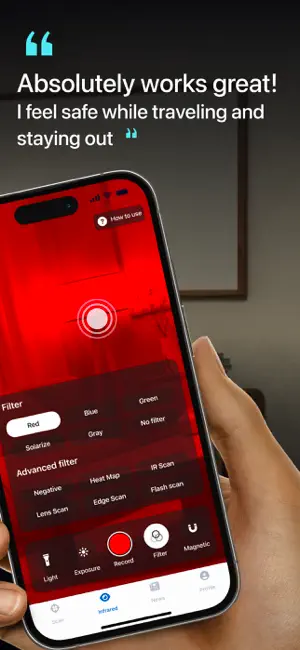 Hidden Camera Detector FindSpy screenshot 2