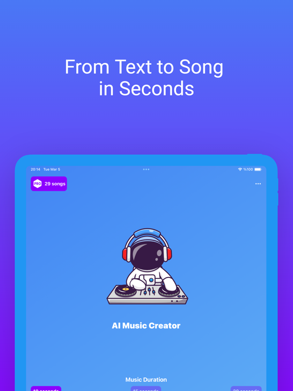 Screenshot #6 pour Riffusion : Texte AI Songify