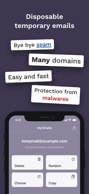 Temp Mail by temp-mail.io screenshot 1