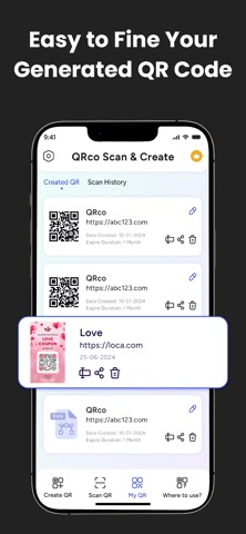 QRco: Scan & Generate QR Codeのおすすめ画像9