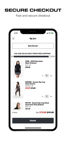 Los Angeles Apparel iPhone screenshot