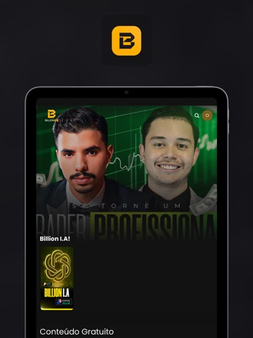 BillionApp iPad screenshot