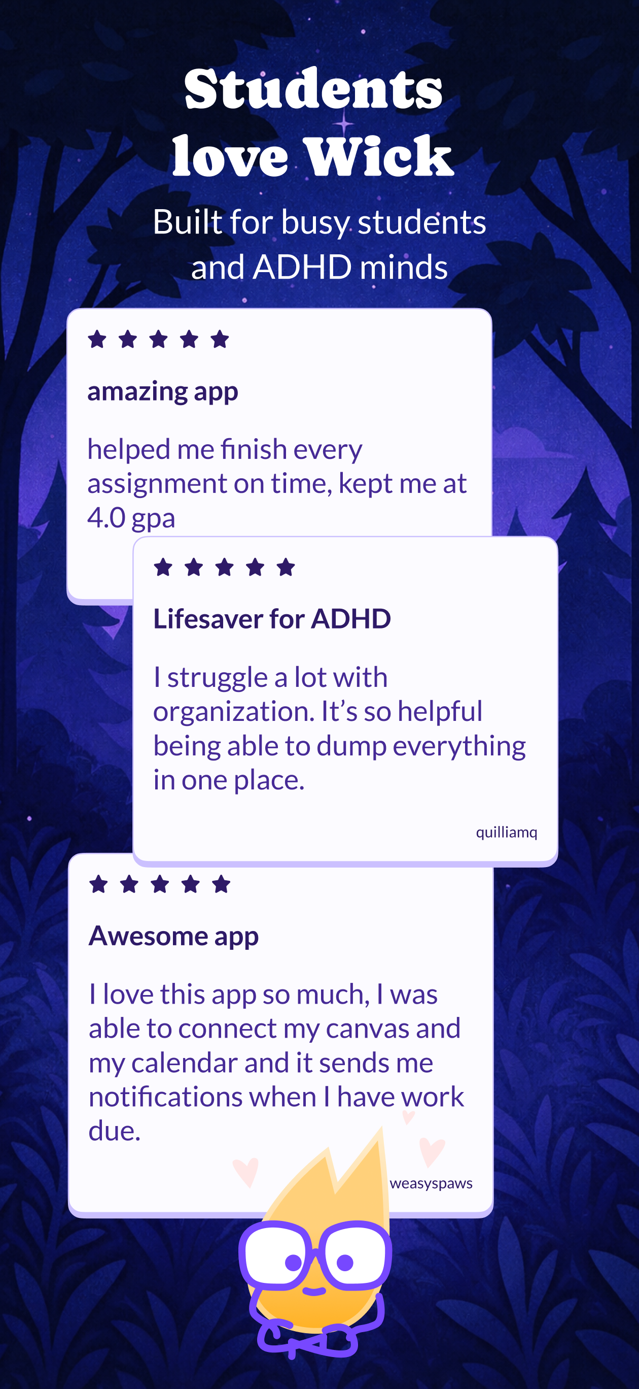 Wick: Study Planner + Canvas