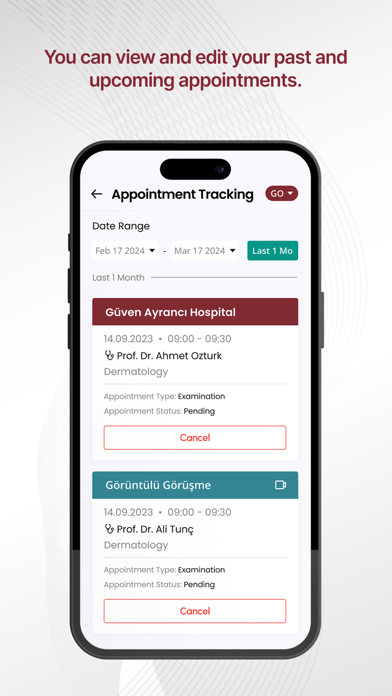 Güven Online iPhone screenshot 3 - Medical app