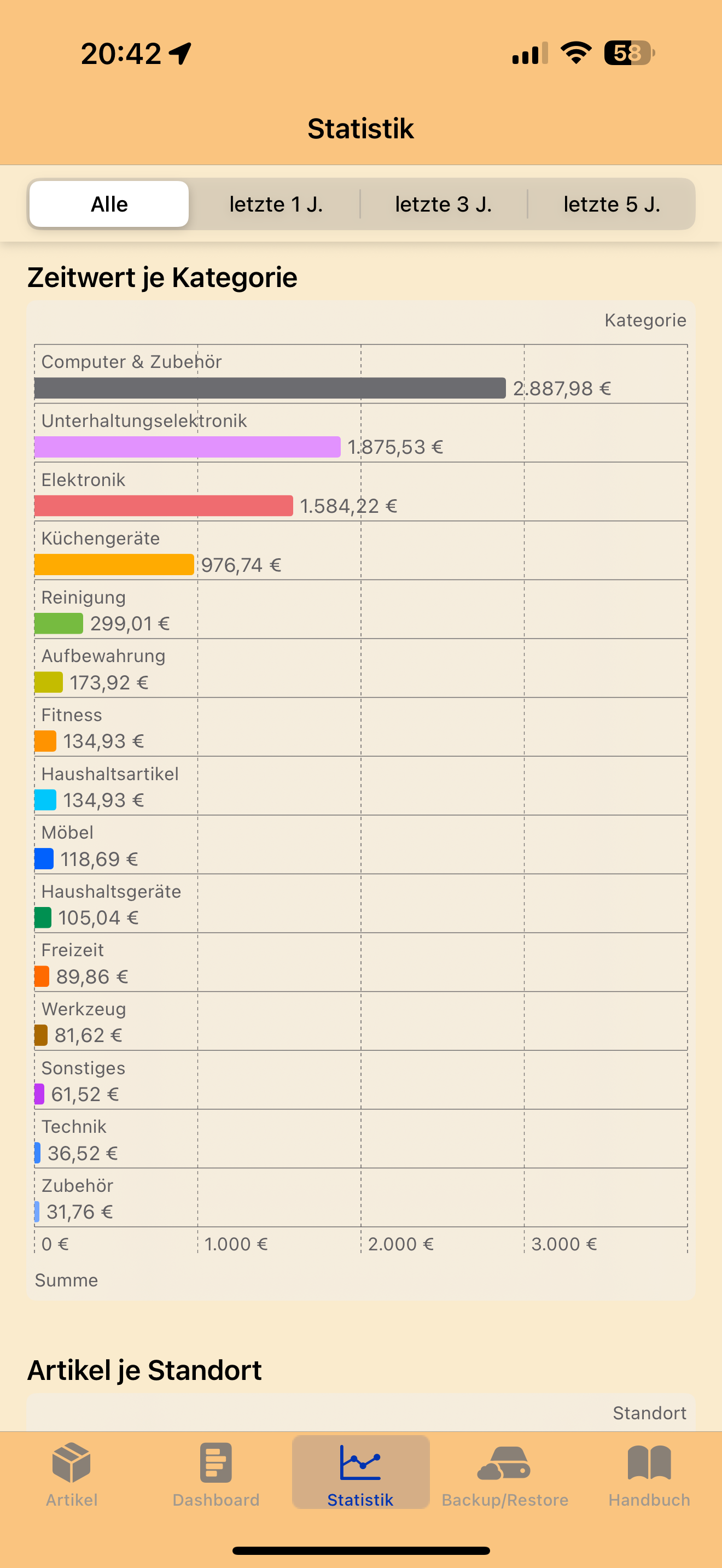 HB-Inventar screenshot 8