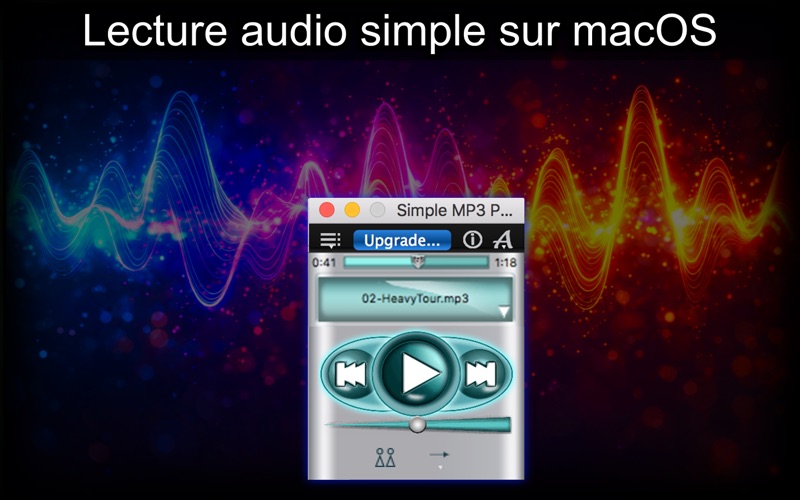 Screenshot #1 pour Simple MP3 Player Lite