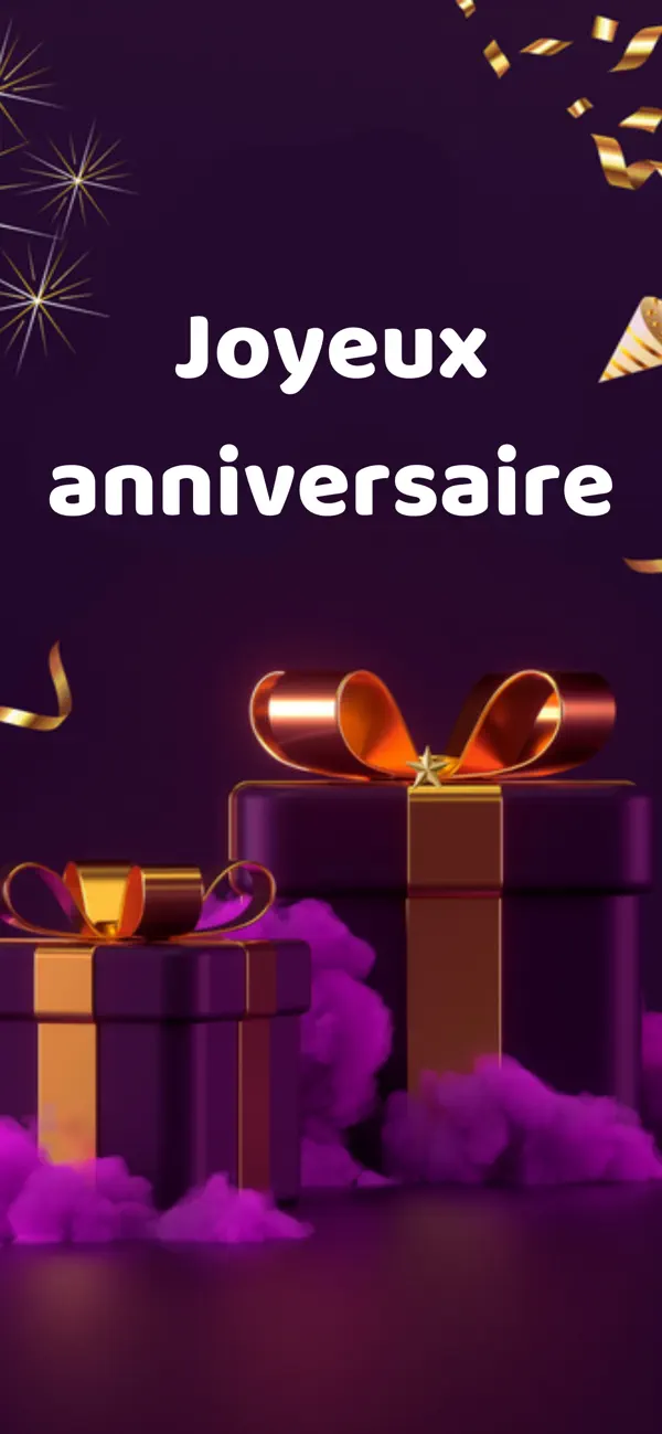 Screenshot #1 pour Birthday greeting cards & wish