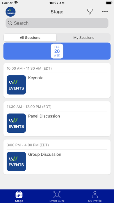 World Law Group Events Screenshot