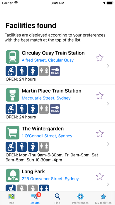 National Public Toilet Map Screenshot