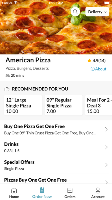 American Pizza Leicester Screenshot