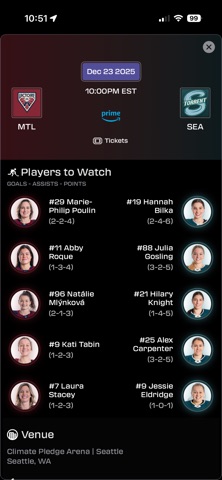 PWHL Fan screenshot
