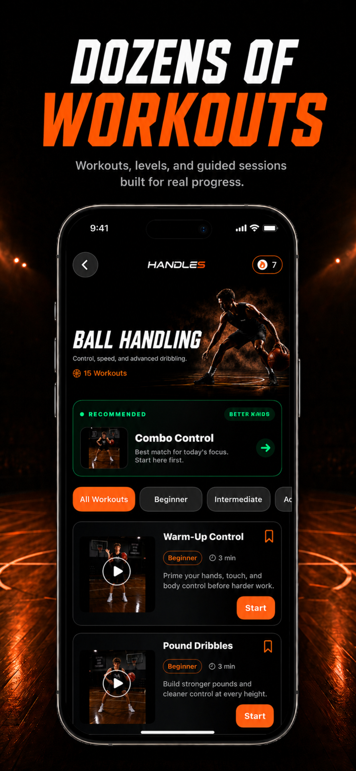 Handles: Basketball Training screenshot 3