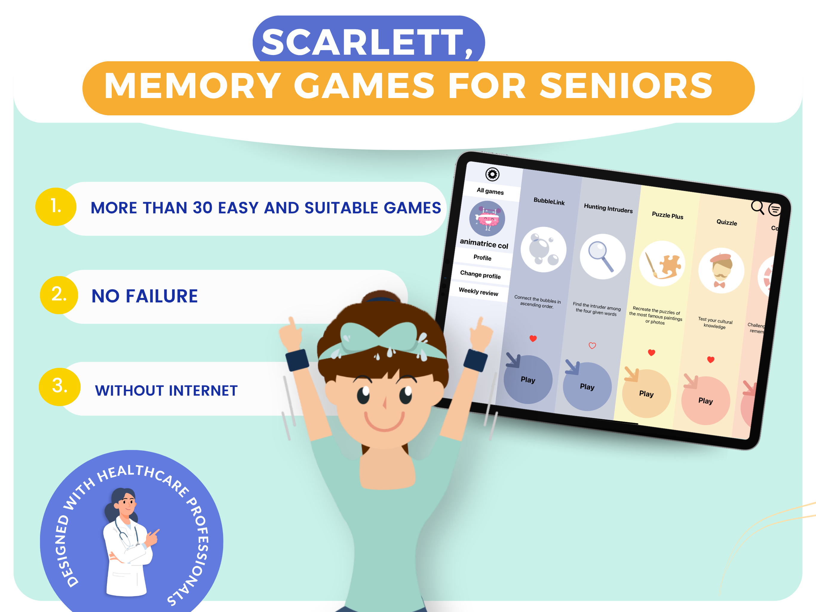 SCARLETT, memory coach