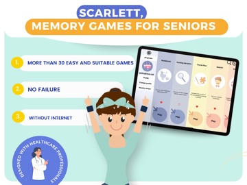SCARLETT, memory coach iPad screenshot