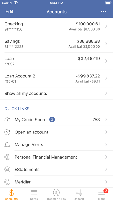 Territorial Savings Screenshot