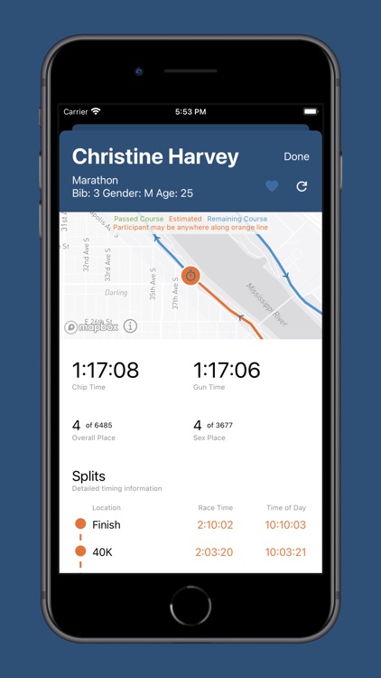 RaceRecord Results screenshot-4