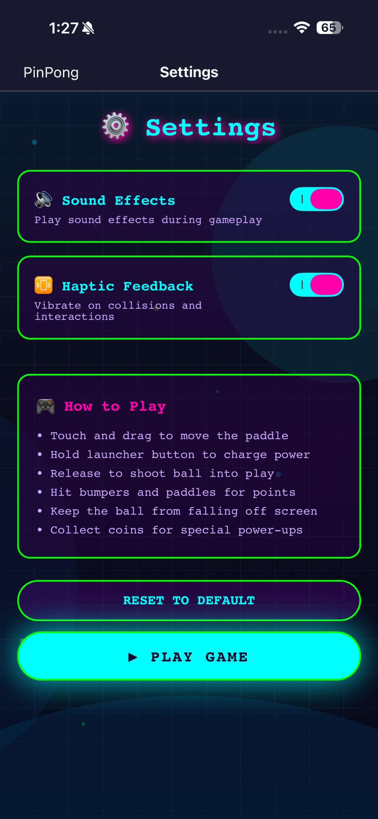 Pin-Pong screenshot 4