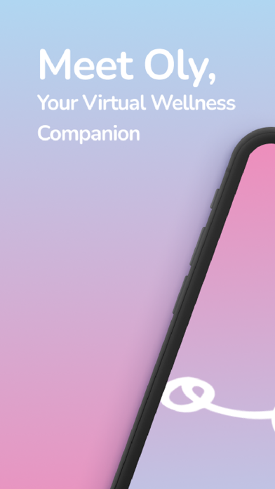Oly wellness app screenshot