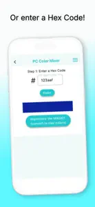 PC Color Mixer screenshot #2 for iPhone