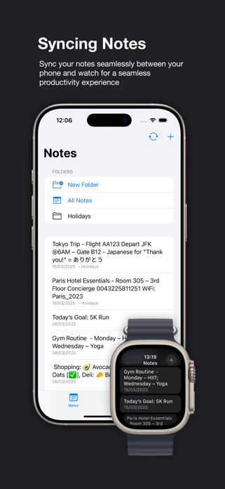 Smart Watch Notes Pro Screenshot 1 of 6