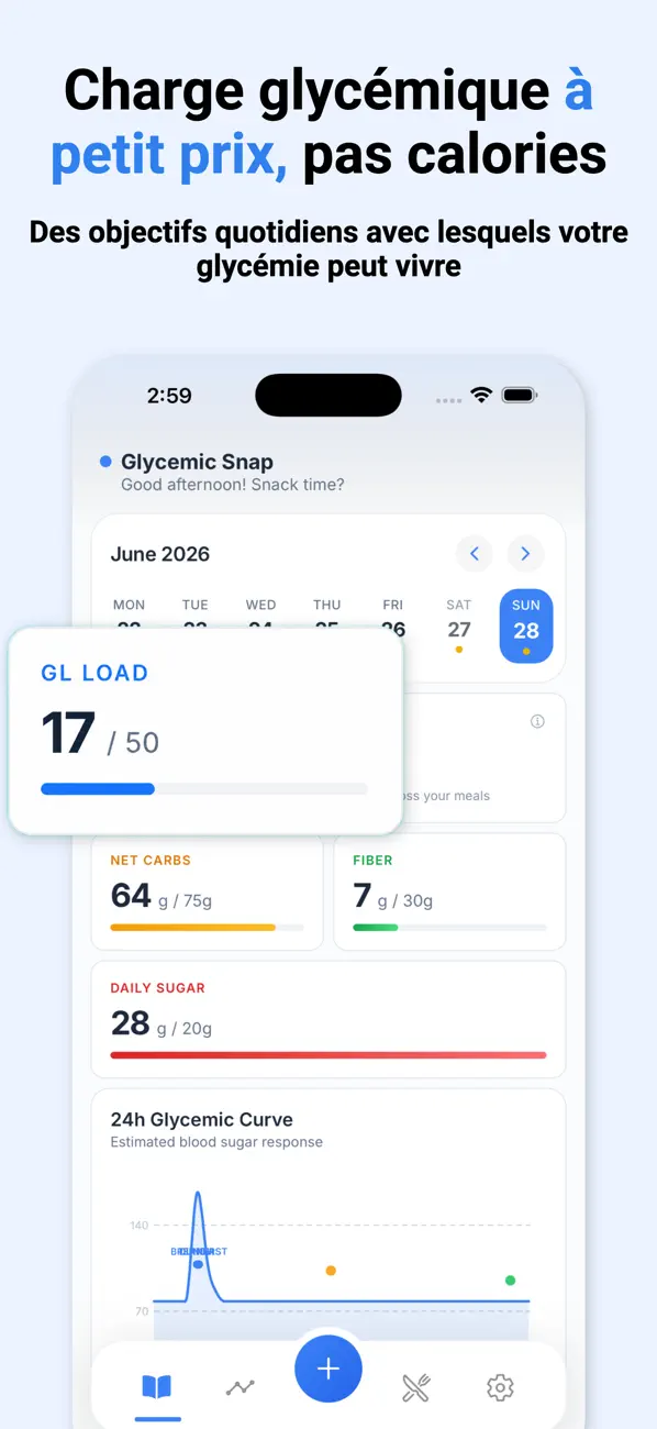 Screenshot #3 pour Glycemic Snap: Index & Charge