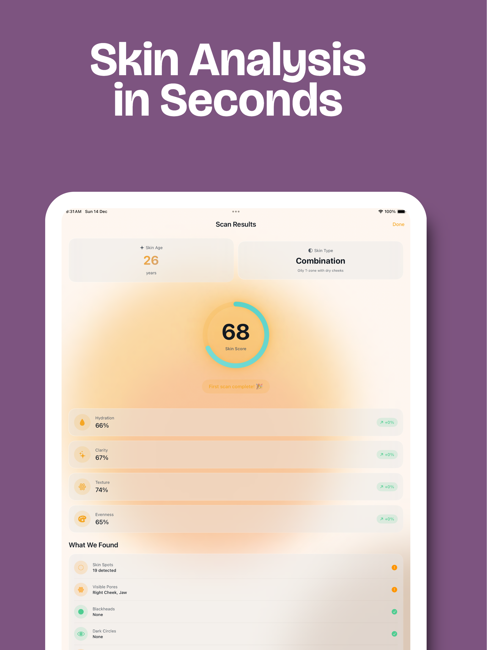 GlowUp: Skin Scanner