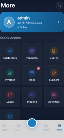 SMAR CRM screenshot