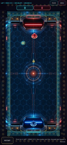Retro Air Hockey: Level Run screenshot 3