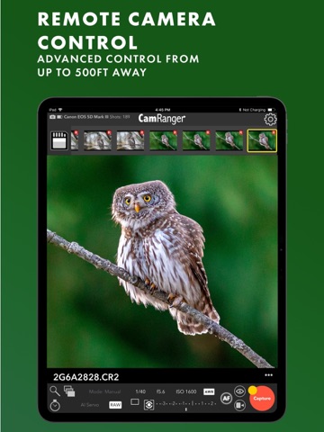CamRanger 2 - Camera Control iPad screenshot
