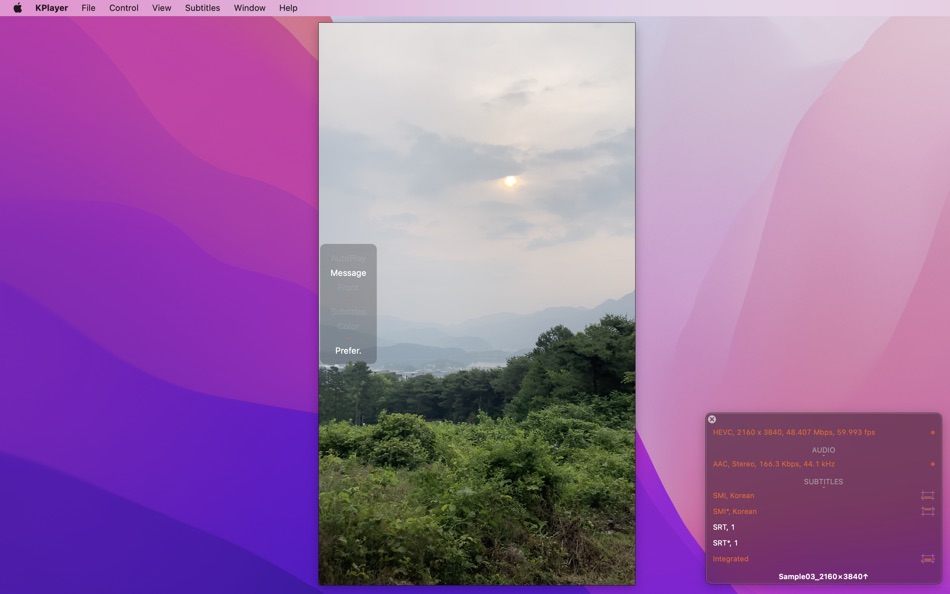 #3. KPlayer (macOS) 게시자: BoHoon Kim