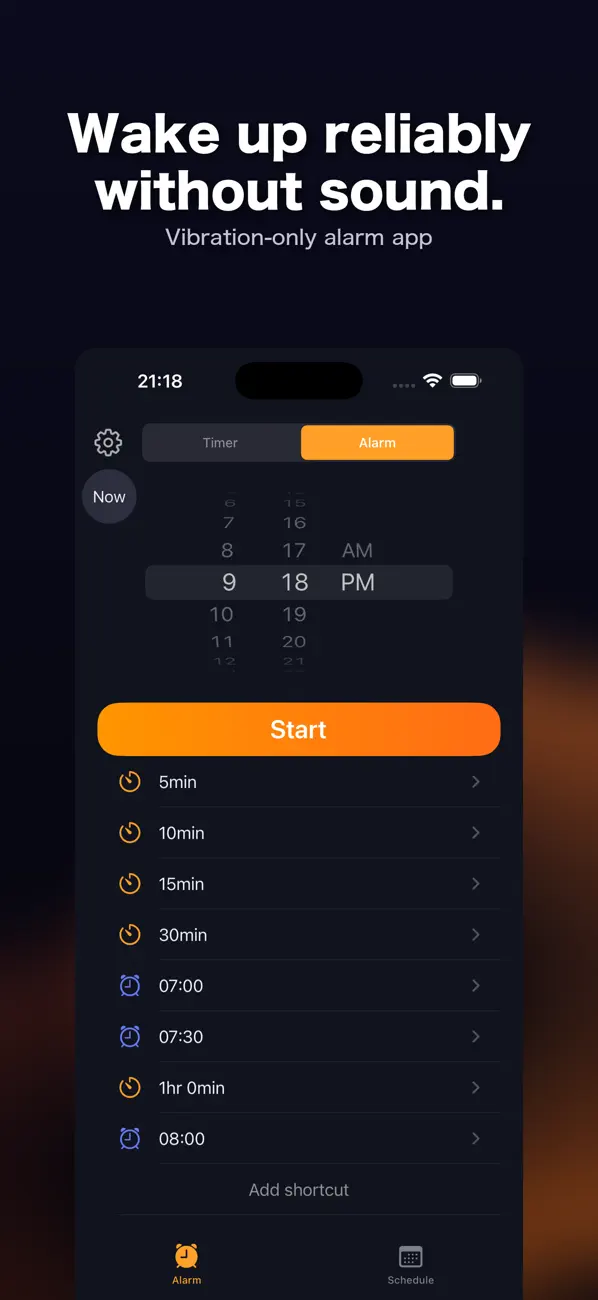 Screenshot #1 pour Viberation Alarm