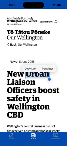 NZ News Feeds screenshot