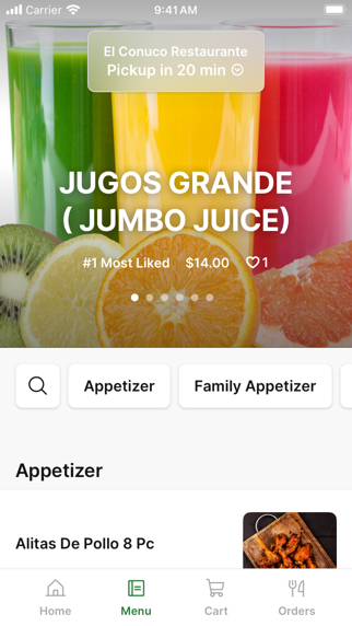 El Conuco iPhone screenshot 2 - Food & Drink app