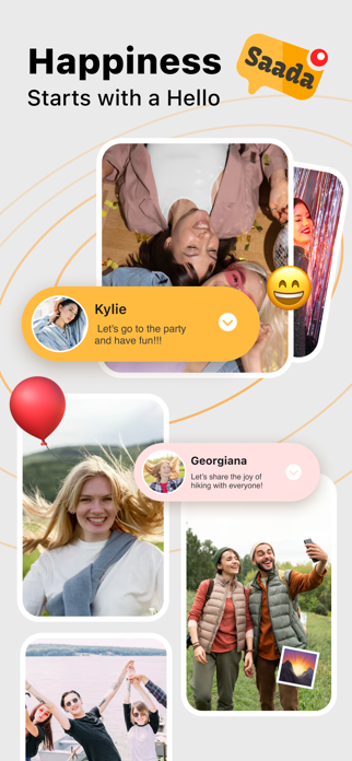 Saada - Chat & Party Live Screenshot 1 of 5