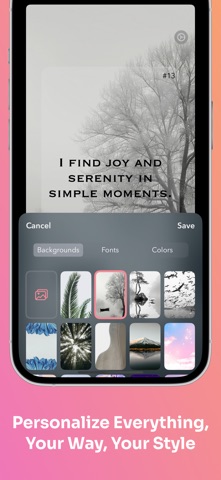 Law Of Attraction Affirmations iPhone screenshot