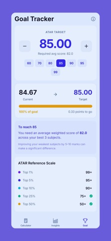 ATAR Score Calculator Screenshot 4 of 6