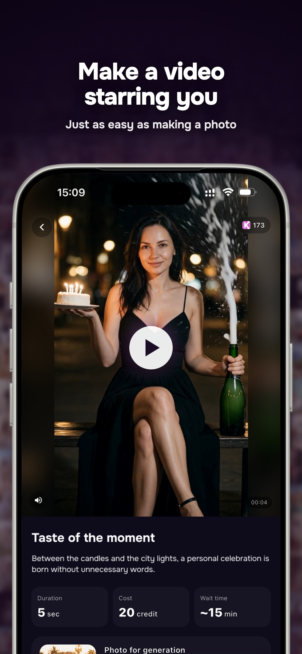 Kadrum: AI Photos & Cards screenshot 4