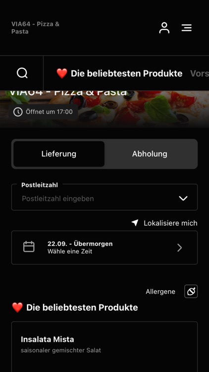 VIA64 - Pizza & Pasta