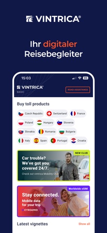 vintrica Mobility iPhone screenshot 1