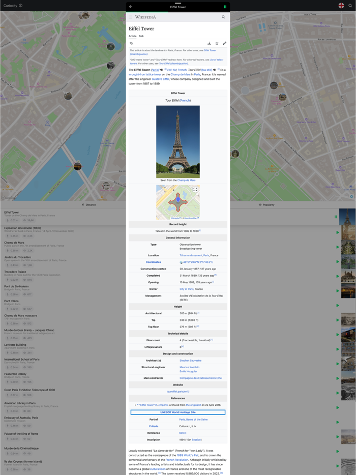 Curiocity Touristic guide