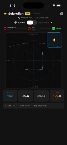SolarAlign Pro: Sun & Tilt Screenshot 1 of 3