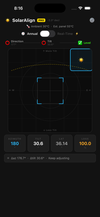 SolarAlign Pro: Sun & Tilt Screenshot 1 of 3