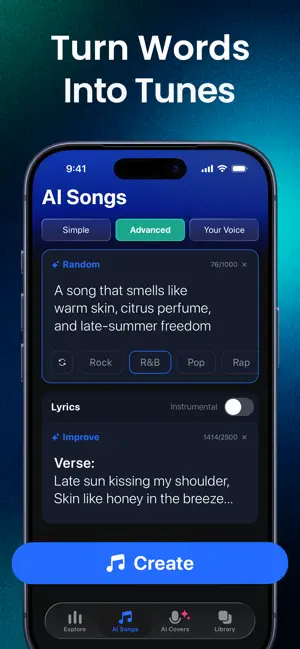 AI Music, Song Generator・Shoom iPhone screenshot 2