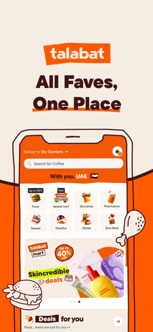 talabat: Food, grocery & more screenshot 1