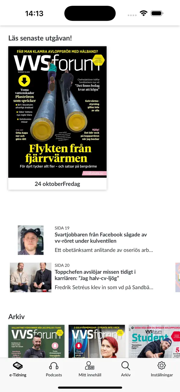 Screenshot #2 pour Tidningen VVS-Forum